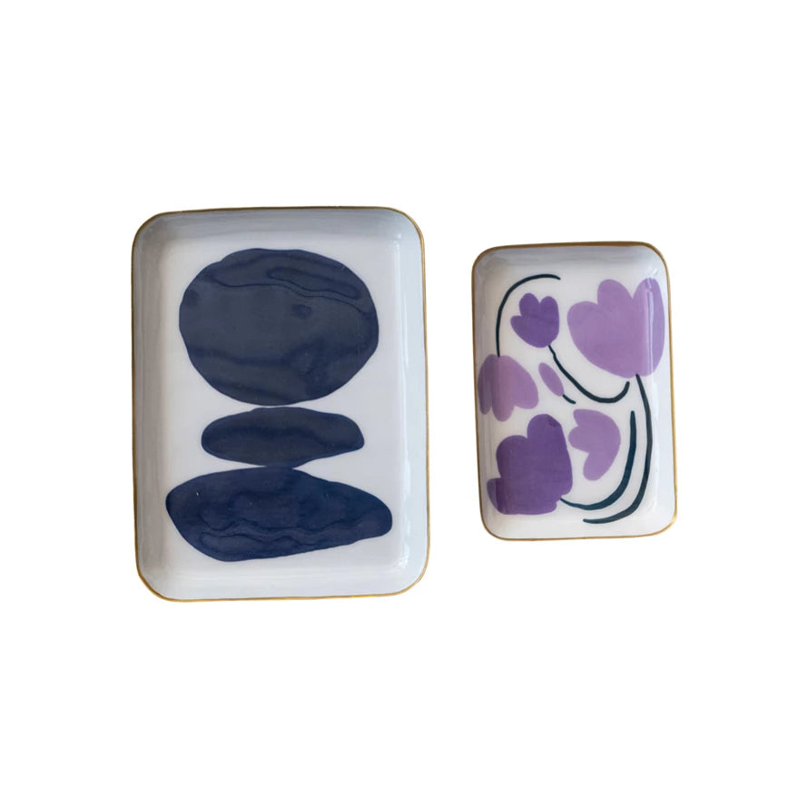 Enameled Metal Trays