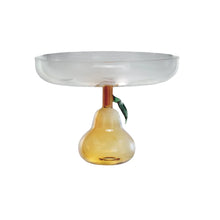 Load image into Gallery viewer, Glass Pedestal w/ Pear Shaped Base
