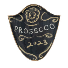 Load image into Gallery viewer, Enameled Metal Tray with Gold Edge
