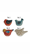 Load image into Gallery viewer, Hand-Painted Stoneware Bird Shaped Dish, 4 Styles
