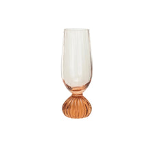 Load image into Gallery viewer, Ribbed Footed Champagne Glass
