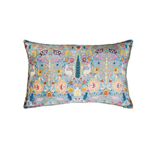 Load image into Gallery viewer, Botanical Printed Velvet Lumbar Pillow
