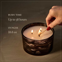 Load image into Gallery viewer, Thymes Noir Woods 3-Wick Poured Candle
