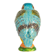 Load image into Gallery viewer, Enameled Metal Kingfisher Shaped Trinket Box
