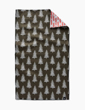 Load image into Gallery viewer, Geometry Double Sided Tea Towel - Happy Holidays
