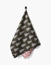 Load image into Gallery viewer, Geometry Double Sided Tea Towel - Happy Holidays
