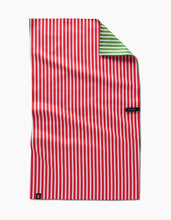 Load image into Gallery viewer, Geometry Double Sided Tea Towel - Holiday Stripes
