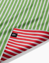 Load image into Gallery viewer, Geometry Double Sided Tea Towel - Holiday Stripes
