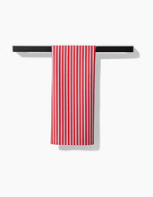 Load image into Gallery viewer, Geometry Double Sided Tea Towel - Holiday Stripes
