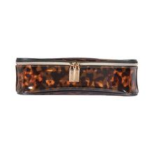 Load image into Gallery viewer, Stephanie Johnson - Miami Clearly Tortoise Claire Jumbo Makeup Case
