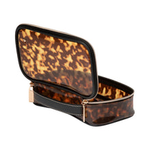 Load image into Gallery viewer, Stephanie Johnson - Miami Clearly Tortoise Claire Medium Makeup Case
