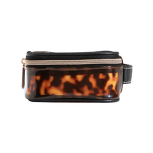 Load image into Gallery viewer, Stephanie Johnson - Miami Clearly Tortoise Claire Medium Makeup Case
