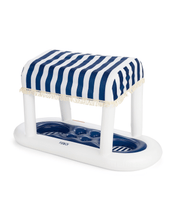 Load image into Gallery viewer, FUNBOY: Floating Cabana Bar - Navy &amp; White Striped
