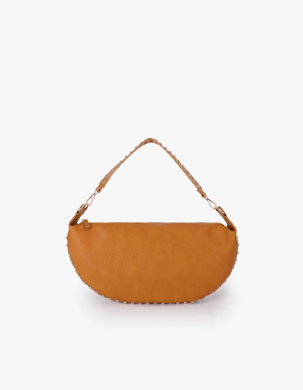 Peppa Studded Shoulder Bag - Mustard