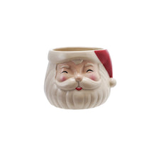Load image into Gallery viewer, Stoneware Santa Head Planter
