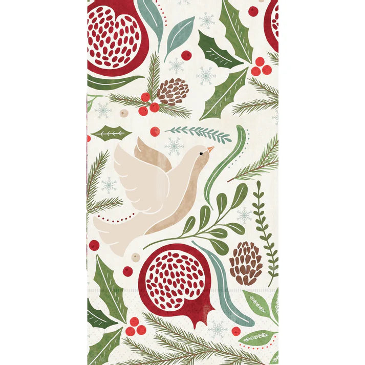 Guest Towels - Winter Berry Dove Christmas