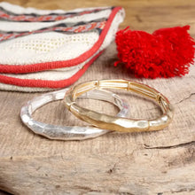 Load image into Gallery viewer, Boho Stretchy Minimalist Textured Bangle
