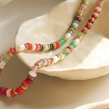 Load image into Gallery viewer, Sunny Boho Color Beaded Necklace
