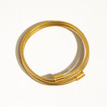 Load image into Gallery viewer, Arnell Gold Snake Chain Bracelet
