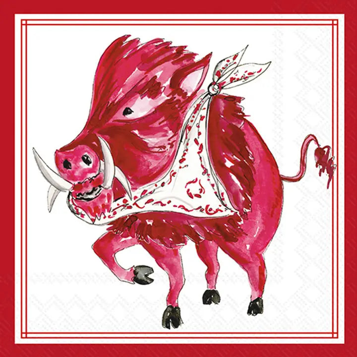 Beverage Napkins - Razorback Pride