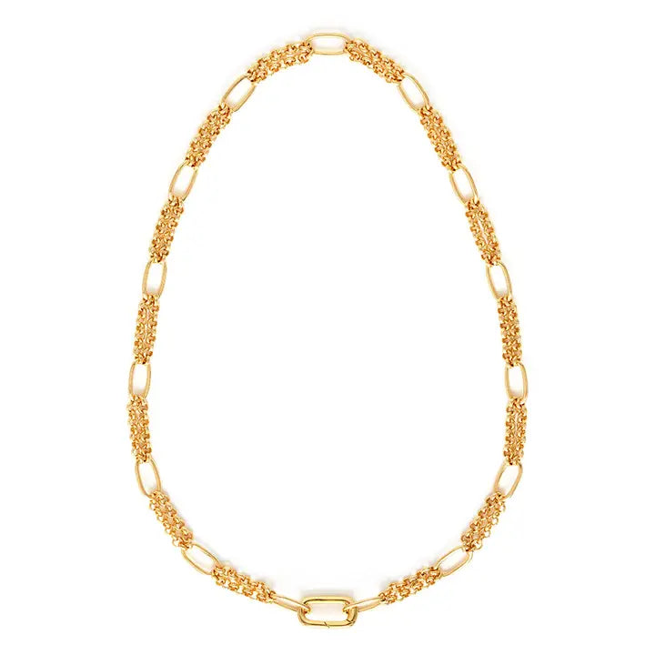 Oval Link Statement Chain Necklace