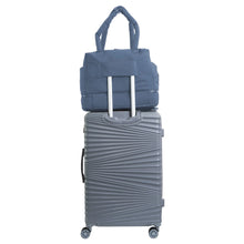 Load image into Gallery viewer, Nylon Drop Bottom Duffel Bag
