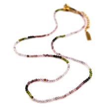 Load image into Gallery viewer, Gradient Faceted Stone Necklace
