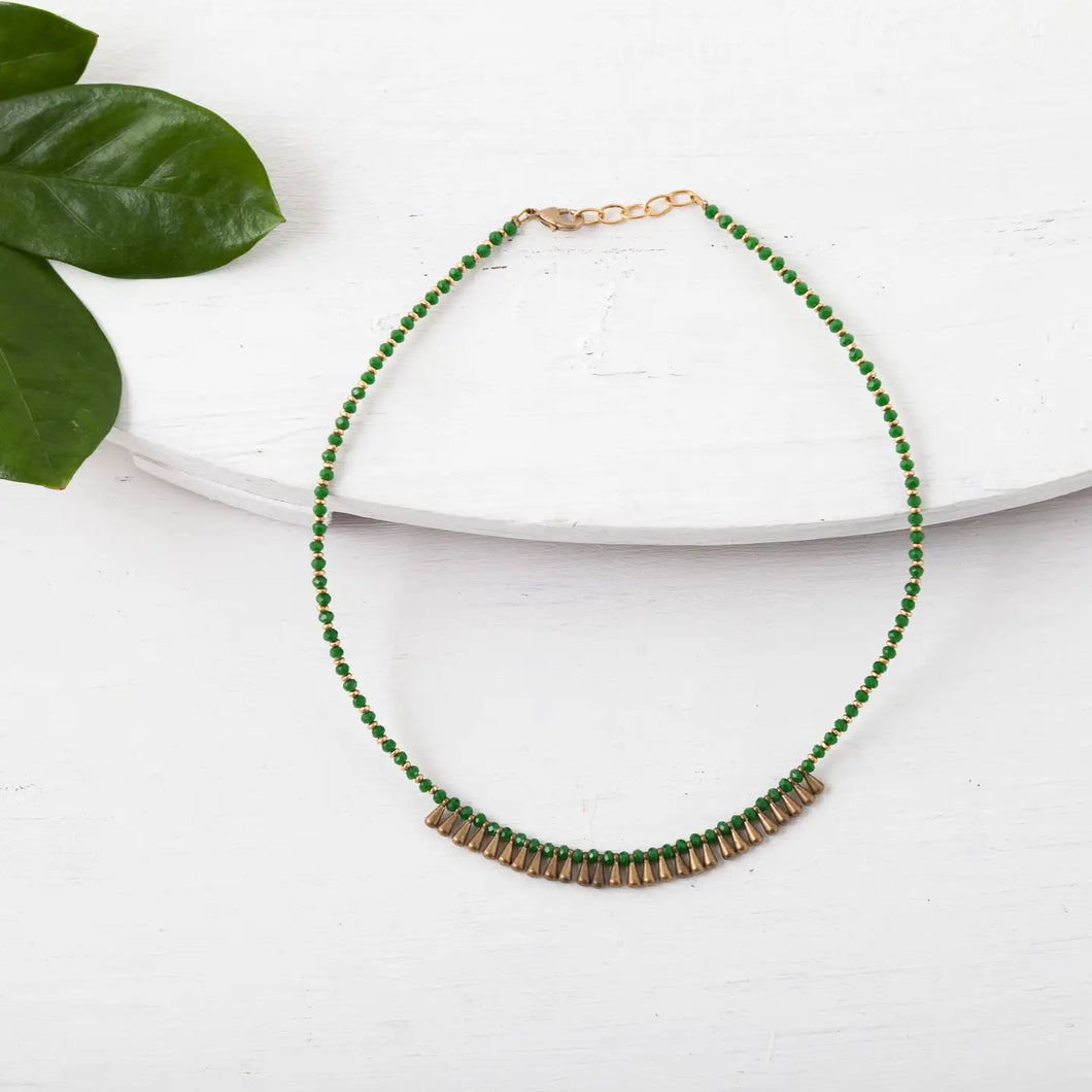 Beaded Dew Drop Necklace