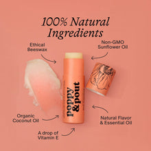 Load image into Gallery viewer, Poppy &amp; Pout Lip Balm, Pink Grapefruit
