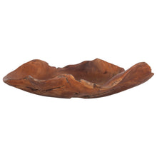 Load image into Gallery viewer, Hand-Carved Teak Wood Bowl
