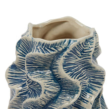 Load image into Gallery viewer, Textured Stoneware Organic Shaped Vase
