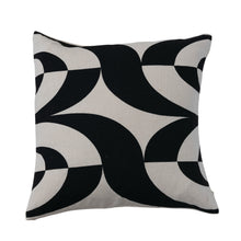 Load image into Gallery viewer, Square Cotton Slub Printed Pillow w/Pattern
