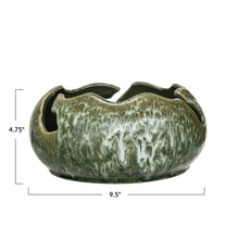 Load image into Gallery viewer, Stoneware Organic Shaped Bowl
