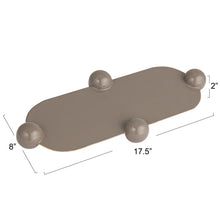 Load image into Gallery viewer, Enameled Metal Ball Footed Tray
