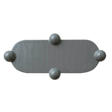 Load image into Gallery viewer, Enameled Metal Ball Footed Tray
