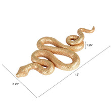Load image into Gallery viewer, Resin Snake Wall Décor
