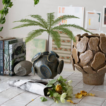 Load image into Gallery viewer, Stoneware Footed Planter
