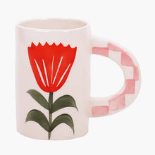 Load image into Gallery viewer, Handmade Ceramic Floral Coffee Mug
