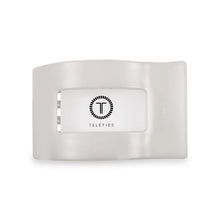 Load image into Gallery viewer, TELETIES Coconut White Flat Rectangle Hair Clip
