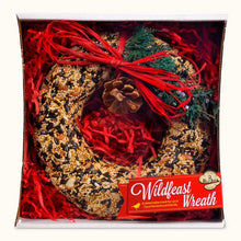 Load image into Gallery viewer, Wildfeast Holiday Birdseed Wreath

