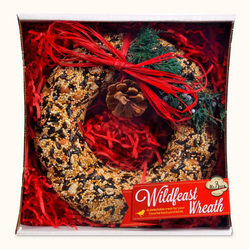 Wildfeast Holiday Birdseed Wreath