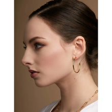 Load image into Gallery viewer, Medium Thin Hoop Earring
