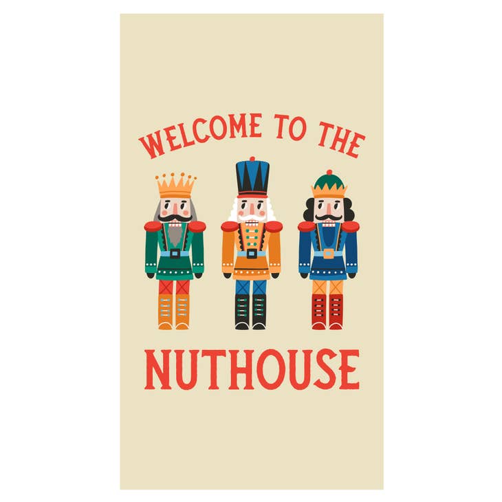 Guest Towels - Welcome To The Nuthouse