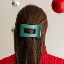 Load image into Gallery viewer, TELETIES Flat Rectangle Hair Clip - Fir Real

