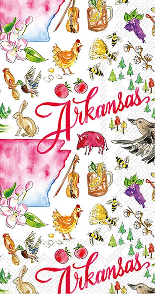 Guest Towels - Arkansas Watercolor