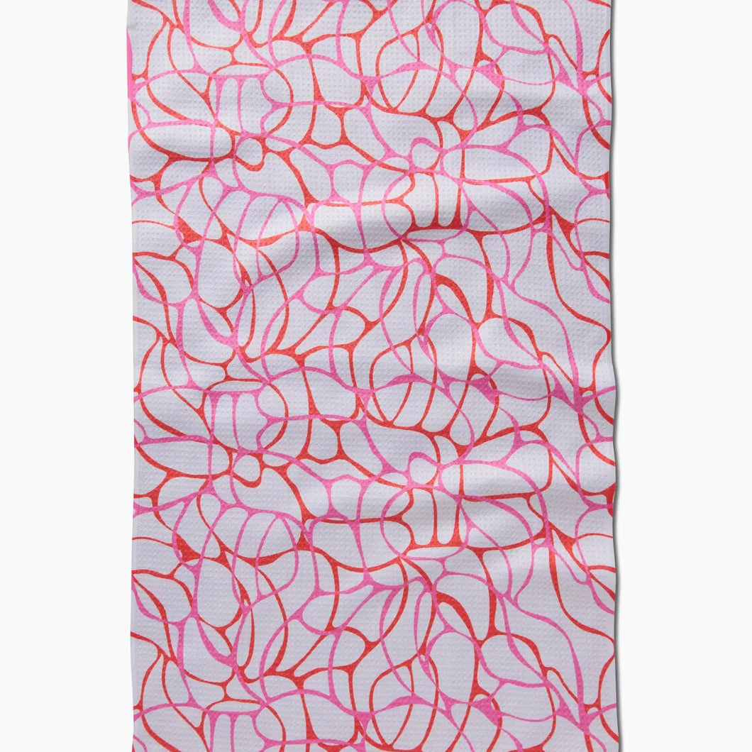 Geometry Tea Towel - Bubble Abstract