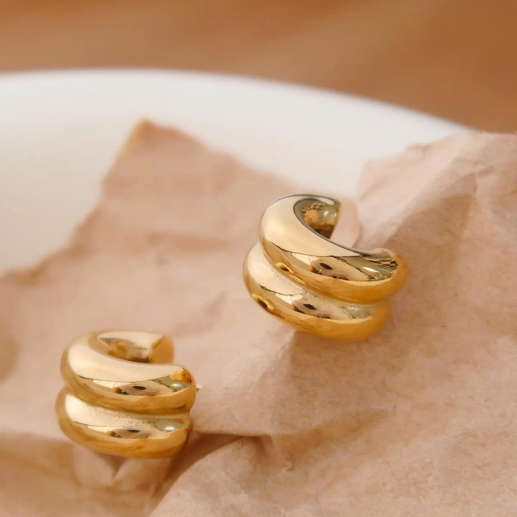 Emma Double C-Hoop Earring