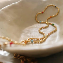Load image into Gallery viewer, Tave 18K Gold Non-Tarnish Petite Beaded Necklace

