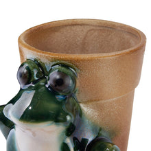 Load image into Gallery viewer, Stoneware Frog Planter
