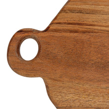 Load image into Gallery viewer, Mango Wood Pig Shaped Cheese/Cutting Board w/ Handle
